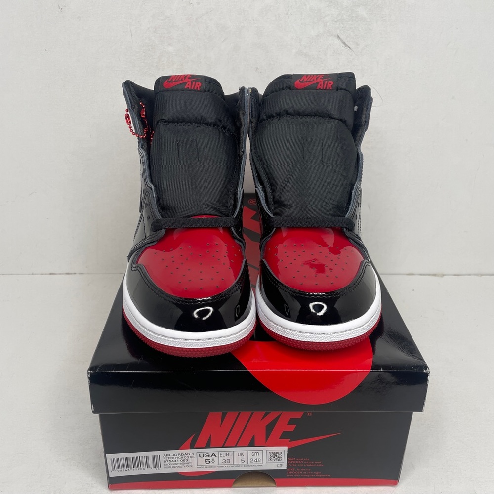 Nike Air Jordan 1 Retro High OG GS “Patent Bred” 2022 - Picture 2 of 4
